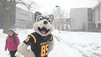 Walking Away Snow GIF by Michigan Tech