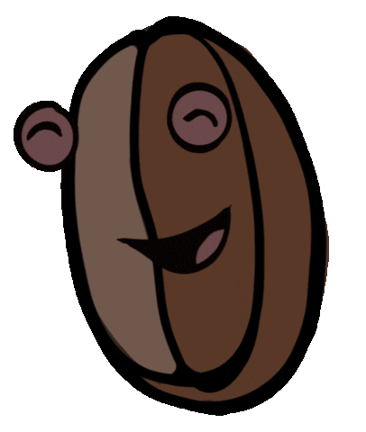 Coffee Bean Sticker
