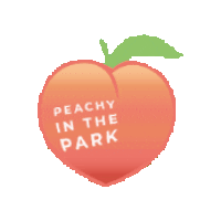 Peachy in the Park Sticker