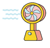 Summer Fan Sticker