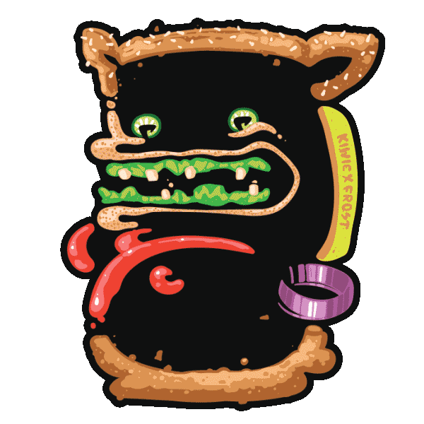 Frost Burgers Sticker