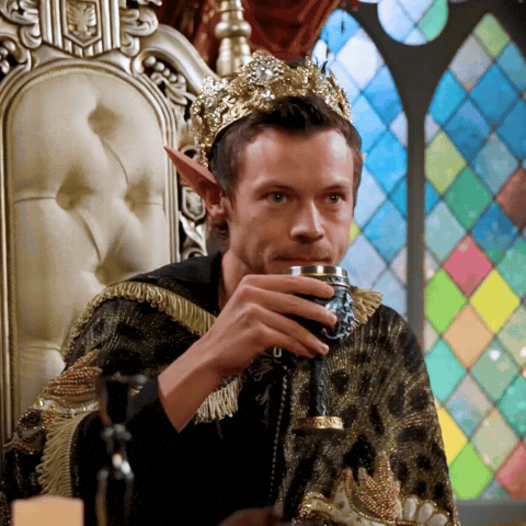 Harry Styles Drinking GIF by Brittany Broski
