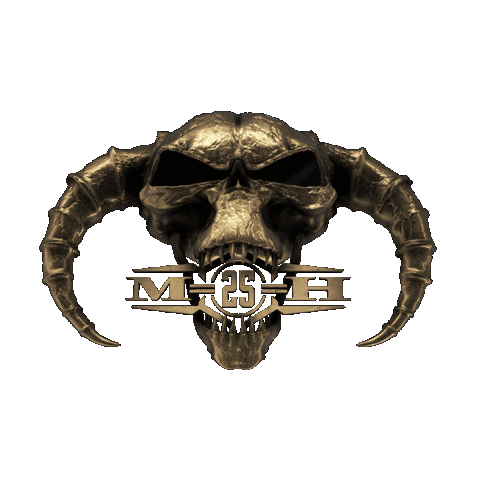 Magnum Opus Skull Sticker by Masters of Hardcore