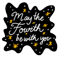 May The Fourth May The Force Sticker - May The Fourth May The