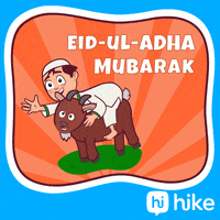 Eid Ul Adha Eid GIF by Hike Sticker Chat