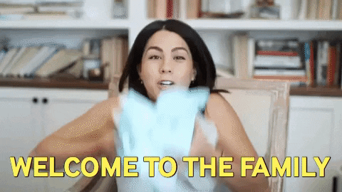 Welcome To The Family Throwing Gif By Megan Batoon Find Share On Giphy