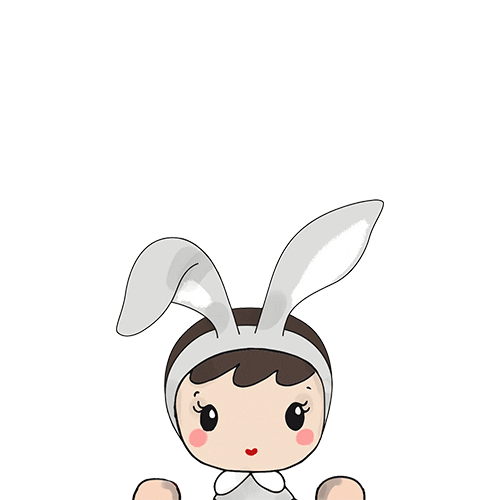 Bunny Love Sticker by PASSIAMAN