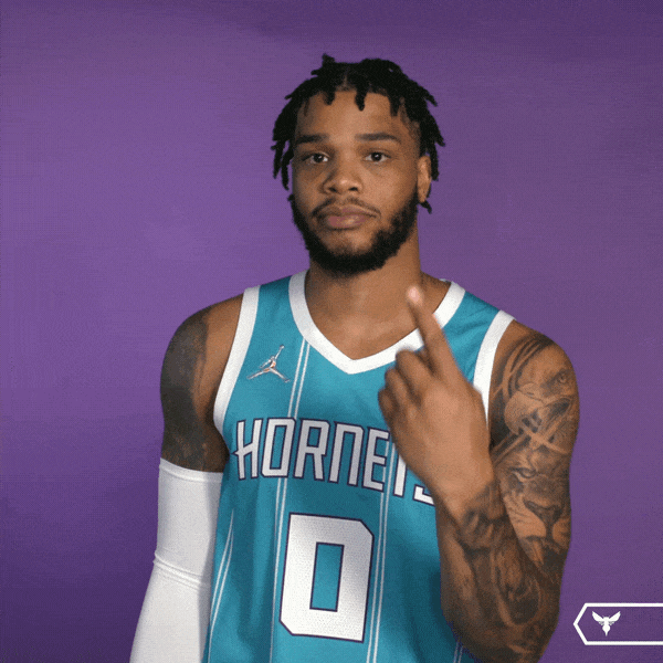 Calculate Miles Bridges GIF by Charlotte Hornets