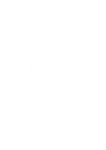 Sunday Wednesday Sticker