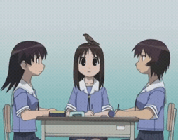 Azumanga Daioh Bird GIF