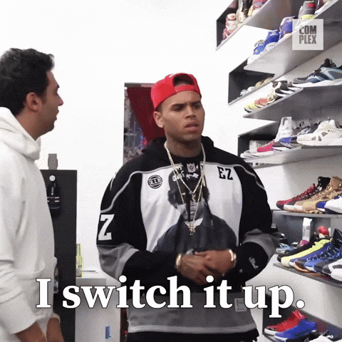 Chris Brown Sneaker Shopping GIF by Complex