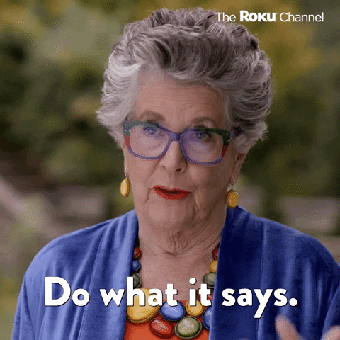 Prue Leith GIF by The Roku Channel