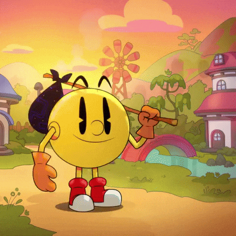 Off We Go See Ya GIF by PAC-MAN™