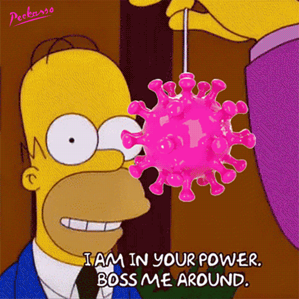 Homer Simpson No GIF by PEEKASSO - Find & Share on GIPHY
