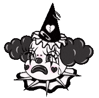 Sad Cry Sticker by Creepy Gals