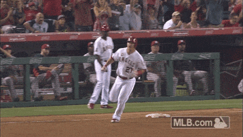 mike trout celebration GIF by MLB