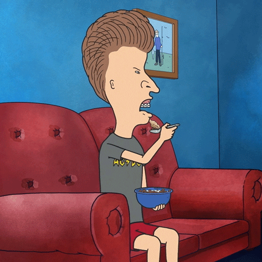 Beavis And Butthead Eating GIF by Paramount+