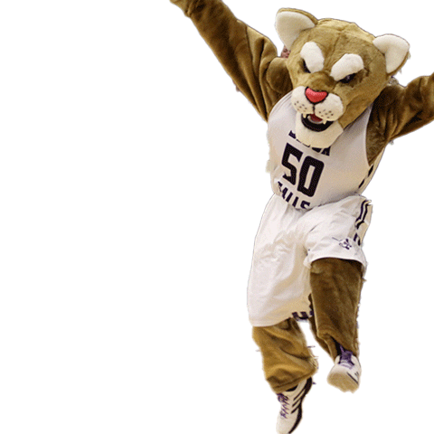 Jump Cooper Sticker by University of Sioux Falls