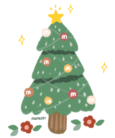 Christmas Tree Sticker by Momcozy