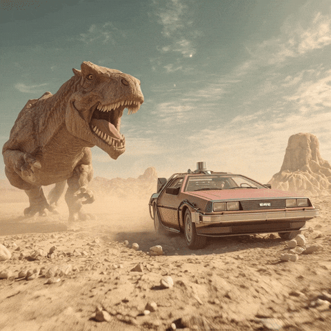 Back To The Future Dinosaur GIF