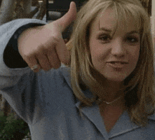 Britney Spears Thumbs Up GIF