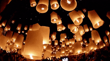 lantern festival thailand GIF