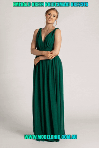 Emerald Green Bridesmaiddresses GIF