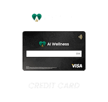 Credit Card Sticker by AIWellness