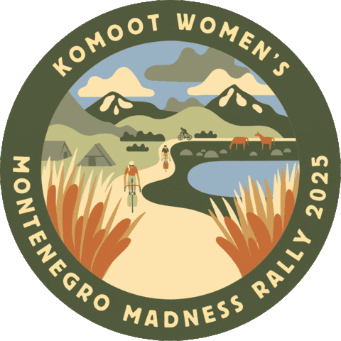 Komoot Womens Rally Sticker by komoot