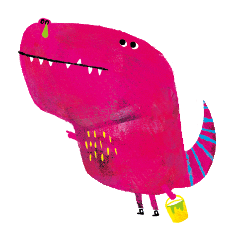 T-Rex Pointing Sticker
