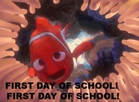  school finding nemo back to school first day of school GIF
