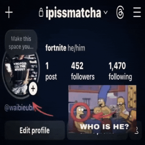 Matcha Who Is He GIF