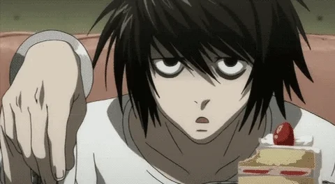 death note cake GIF