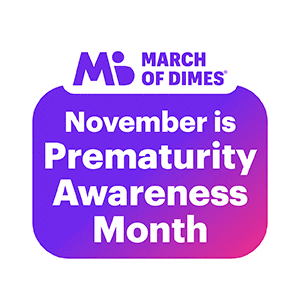 Preterm Birth November Sticker by March of Dimes