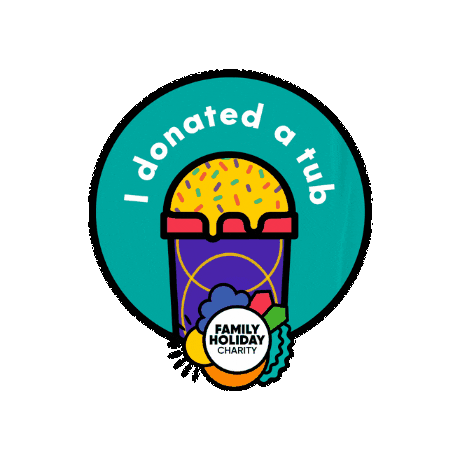 Family Holiday Charity Sticker