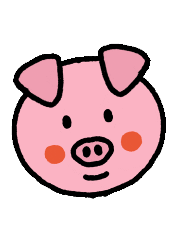 Farm Life Pig Sticker