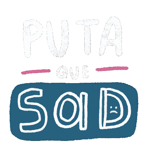 Sad Sticker