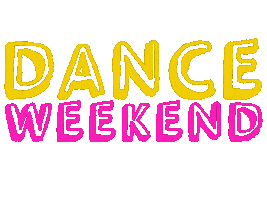 Weekend Dancing Sticker by All Things Studio