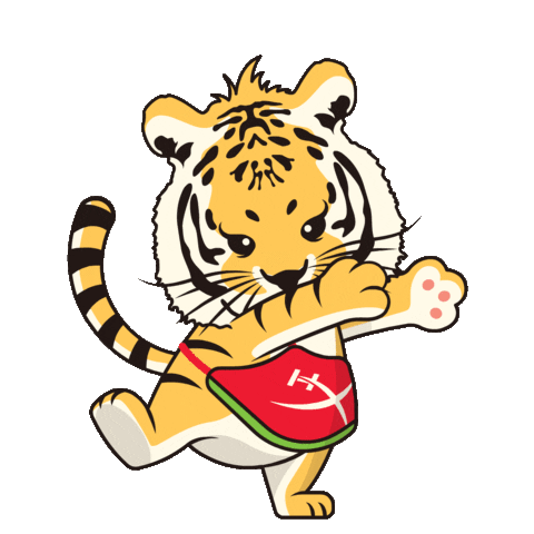 Happy New Year Tiger Sticker by HyperXAPAC