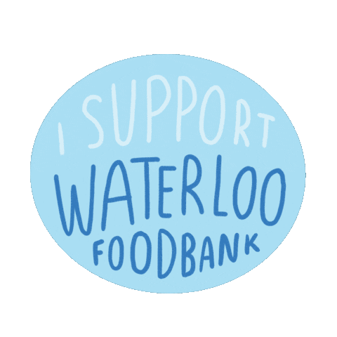 Waterloo Foodbank Sticker