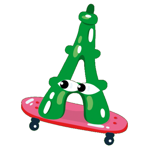 Skate Sticker by Paris La Boutique