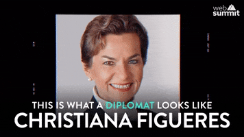 Christiana Figueres Websummit GIF