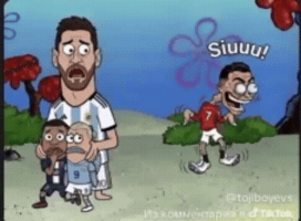 Cristiano Ronaldo Messi GIF