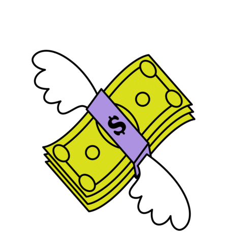 Shopping Spree Money Sticker by BuzzFeed