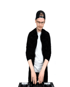 Party Dj Sticker by Chris Dinero