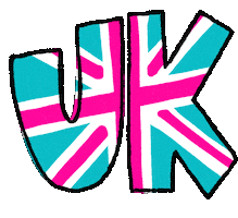 United Kingdom Text Sticker