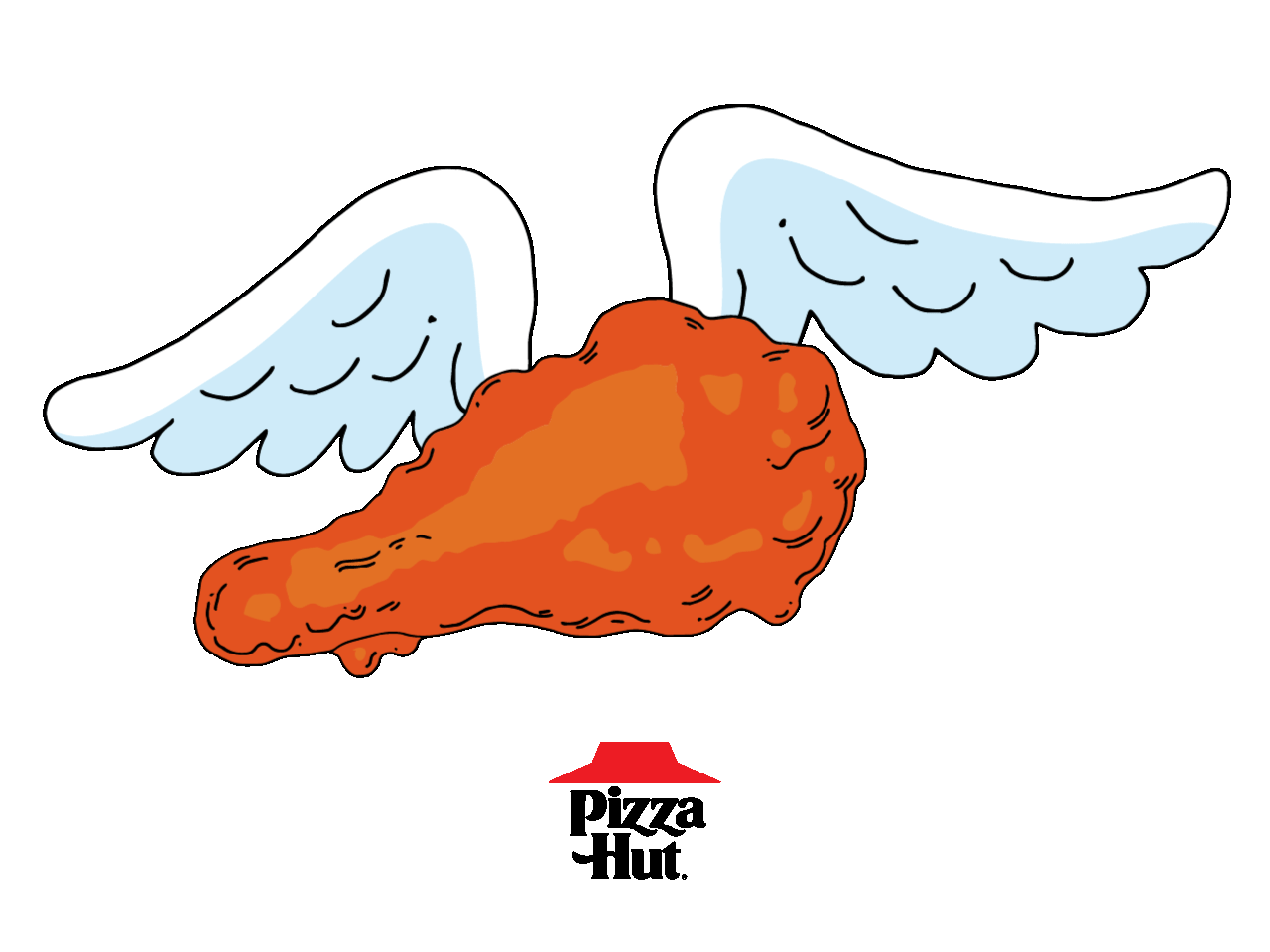 Flying Papa Johns Sticker by Pizza Hut for iOS & Android GIPHY