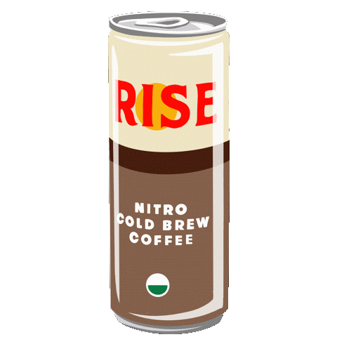 Nitro Coldbrew Sticker by RISE Brewing Co.