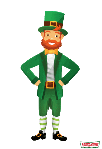 Happy St Patricks Day Sticker by KrispyKreme