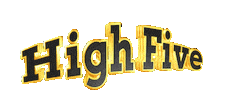 High Five Sticker by GIPHY Text